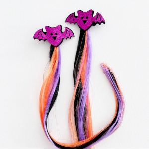 Girl Hair Clip Bat Hair Halloween Pair (GHP6314)